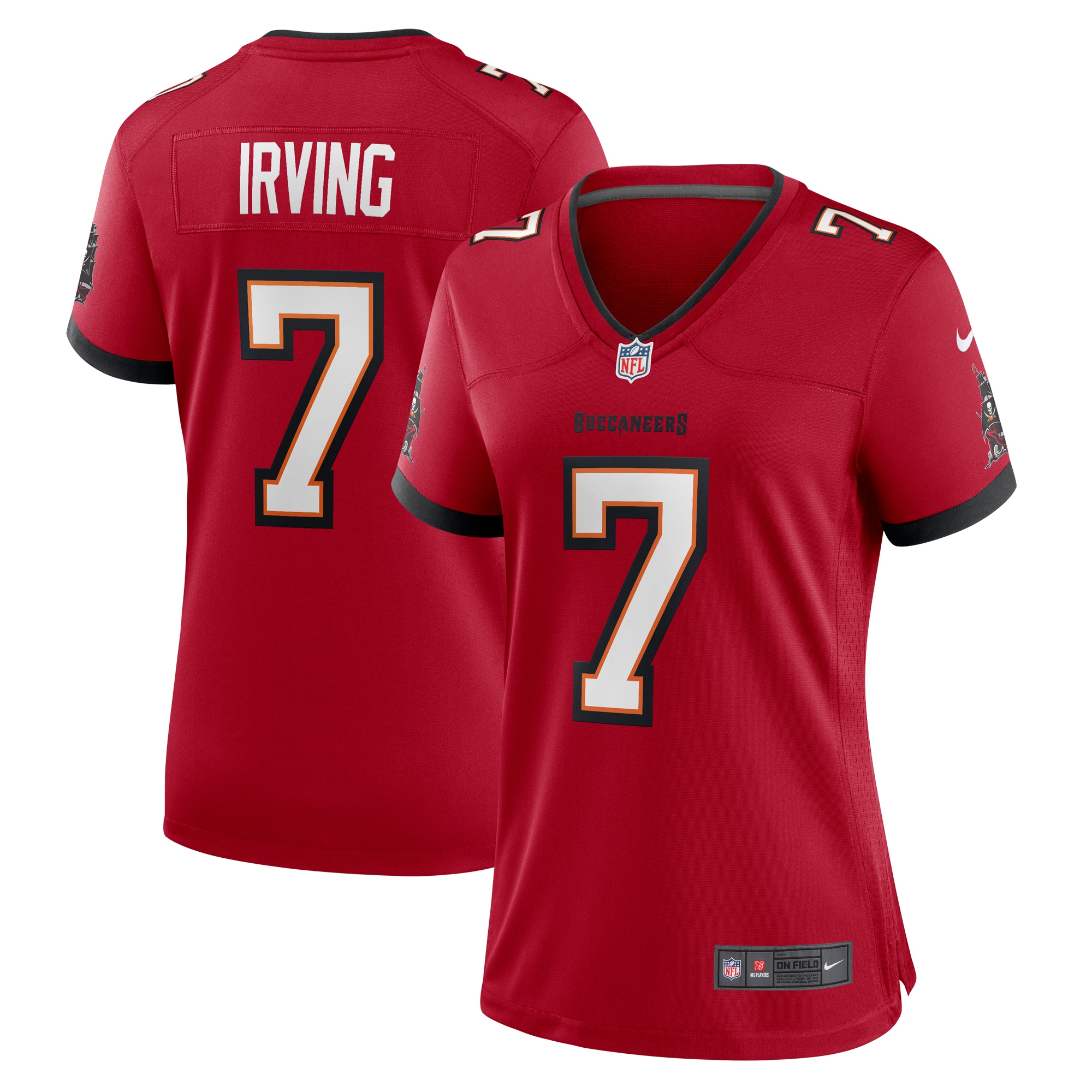 Women's Tampa Bay Buccaneers Bucky Irving Red Game Jersey Js2487
