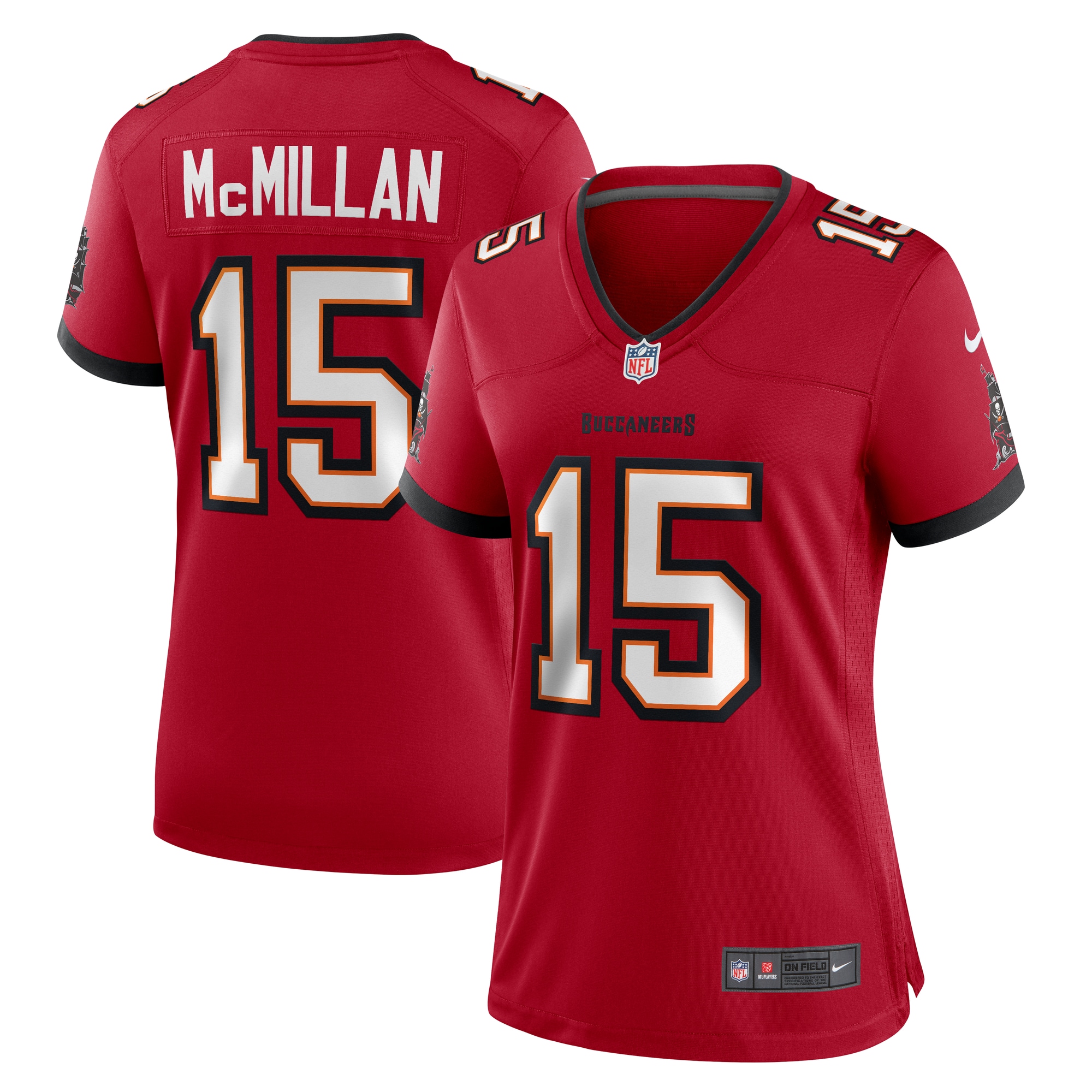 Women's Tampa Bay Buccaneers Jalen Mcmillan Red Game Jersey Js3452