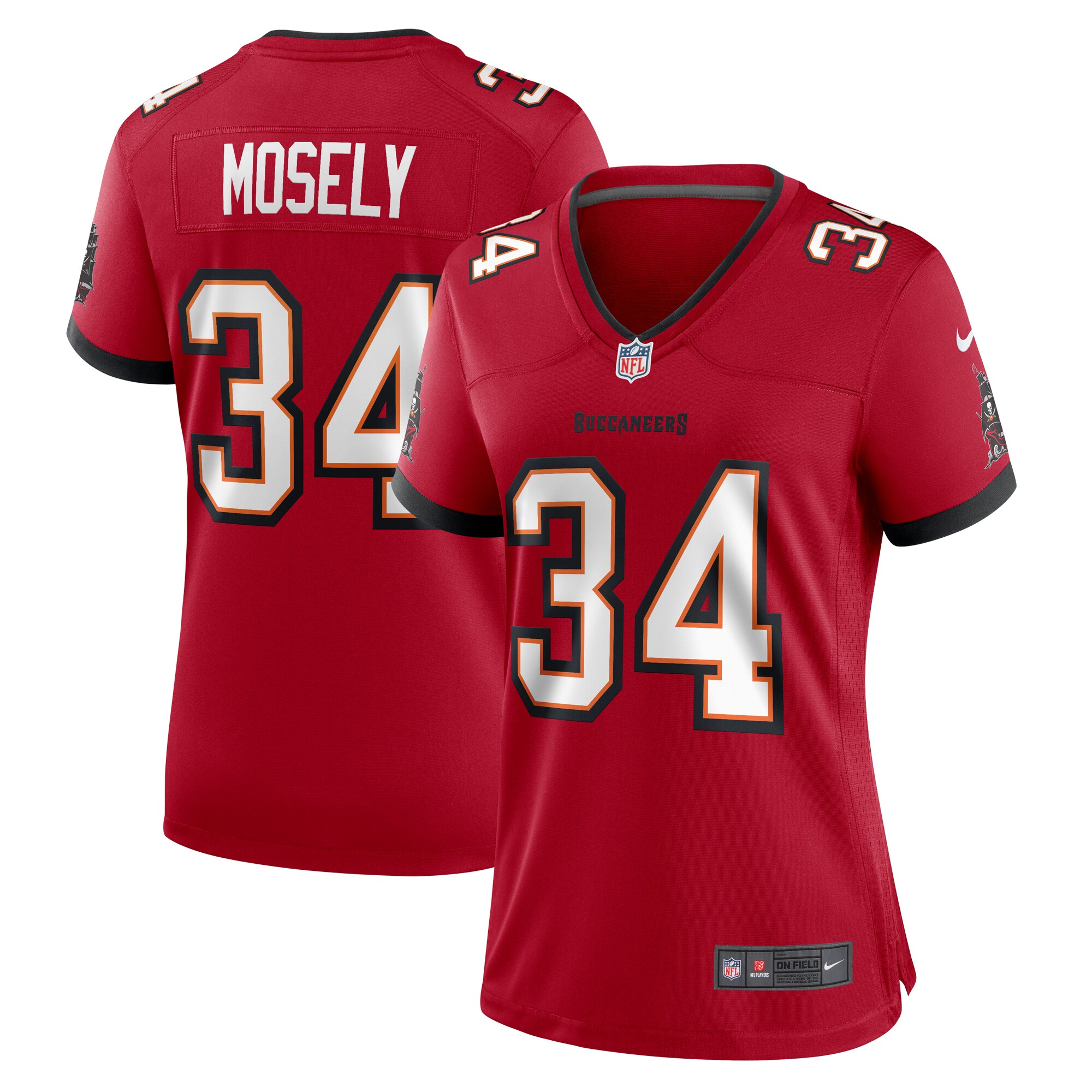 Women's Tampa Bay Buccaneers Quandre Mosely Red Game Jersey Js7317