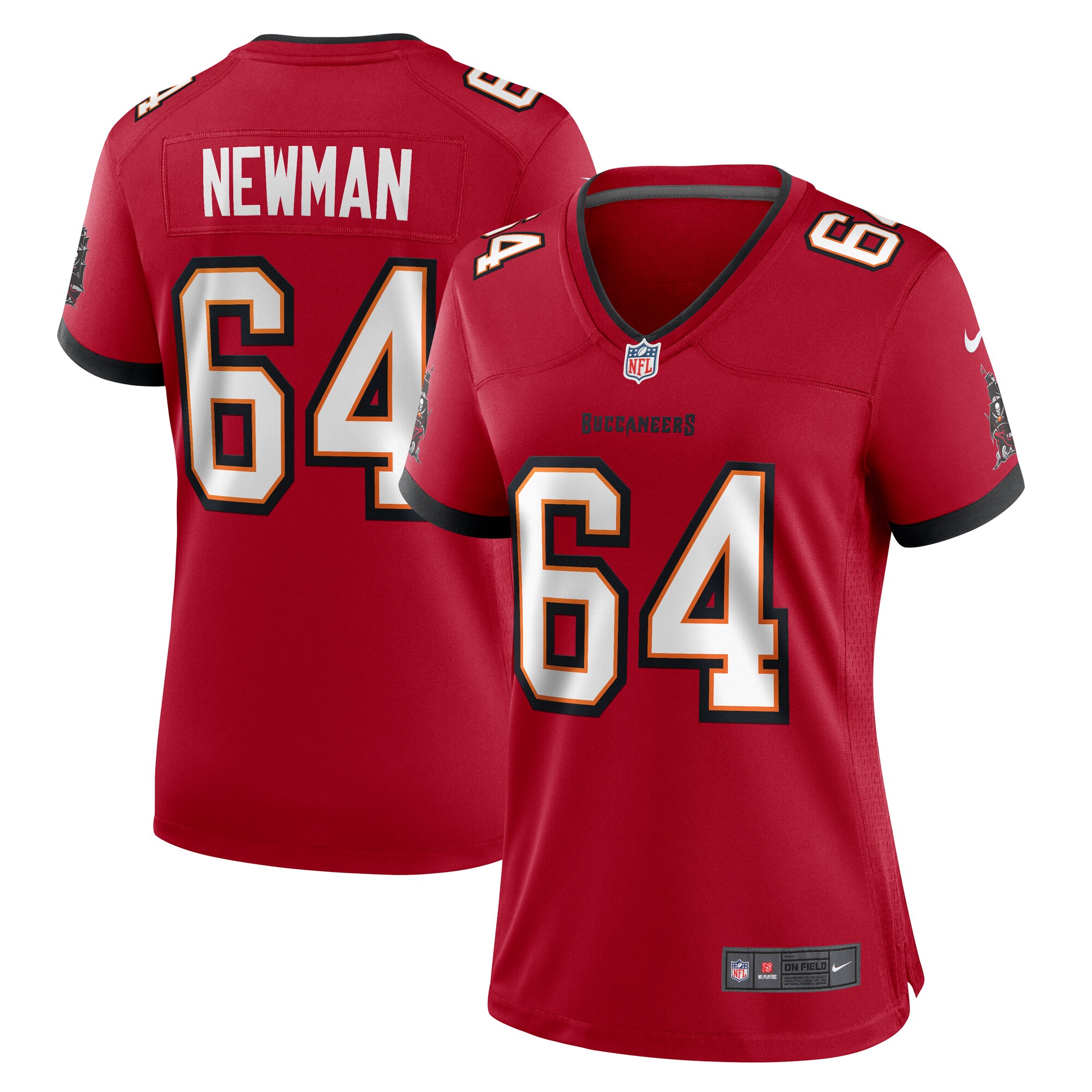 Women's Tampa Bay Buccaneers Royce Newman Red Game Jersey Js2624