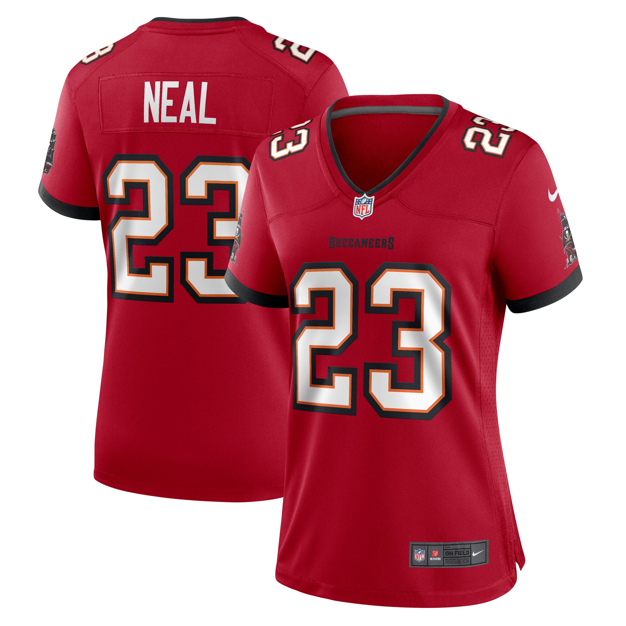 Women's Tampa Bay Buccaneers Ryan Neal Red Game Jersey Js3446