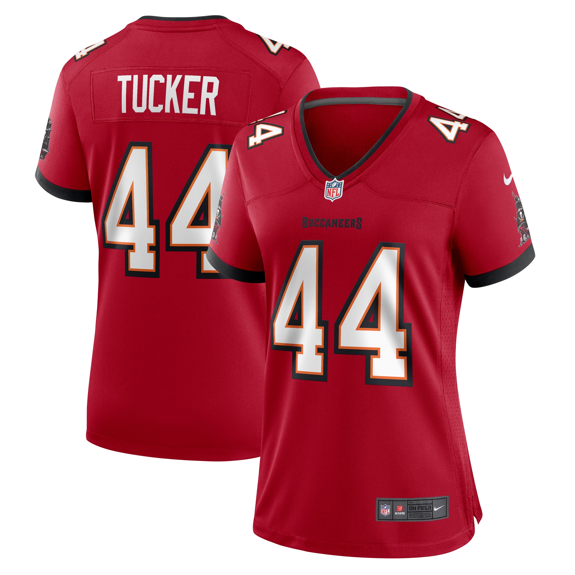 Women's Tampa Bay Buccaneers Sean Tucker Red Game Jersey Js6101