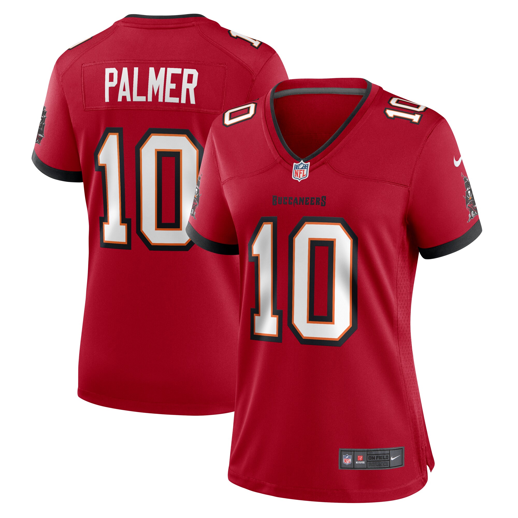 Women's Tampa Bay Buccaneers Trey Palmer Red Game Jersey Js3719
