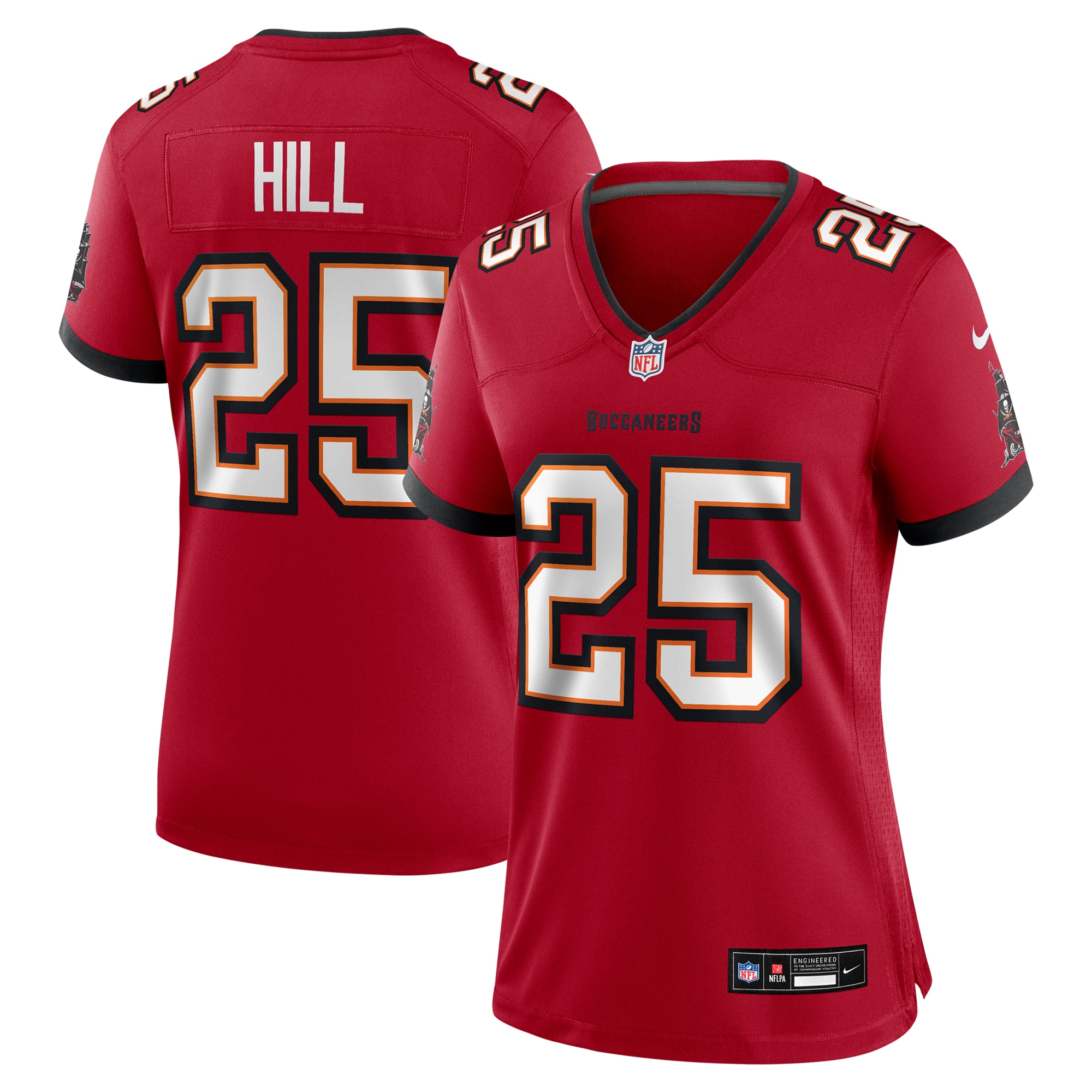 Women's Tampa Bay Buccaneers Troy Hill Red Game Jersey Js6797