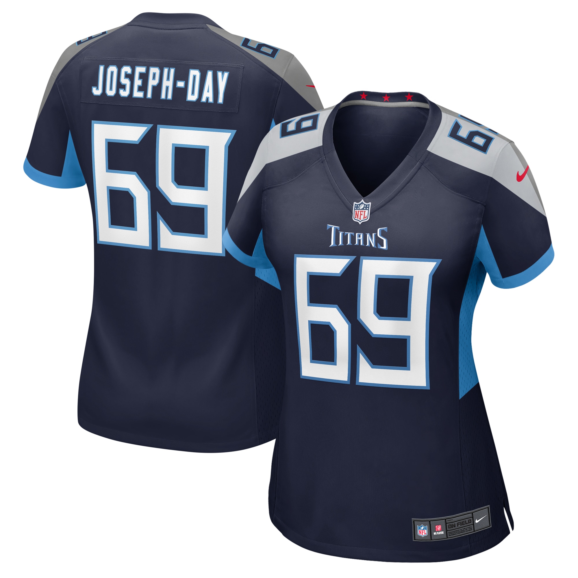 Women's Tennessee Titans Sebastian Joseph-day Navy Game Jersey Js8543