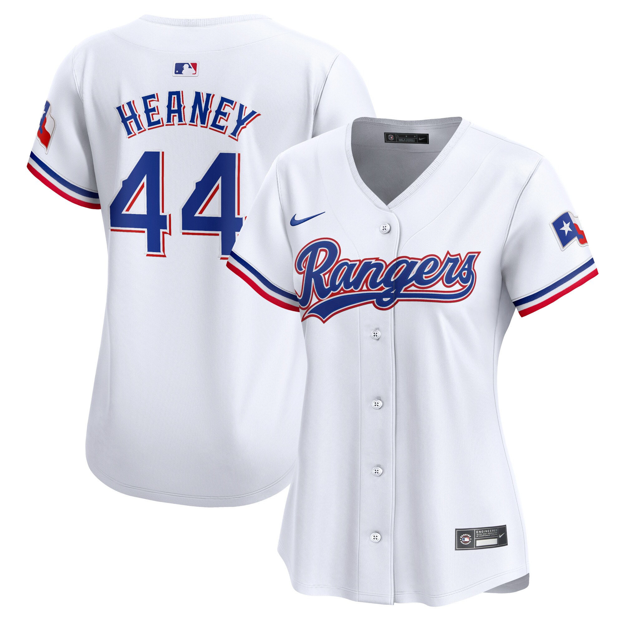 Women's Texas Rangers Andrew Heaney White Home Limited Player Jersey
