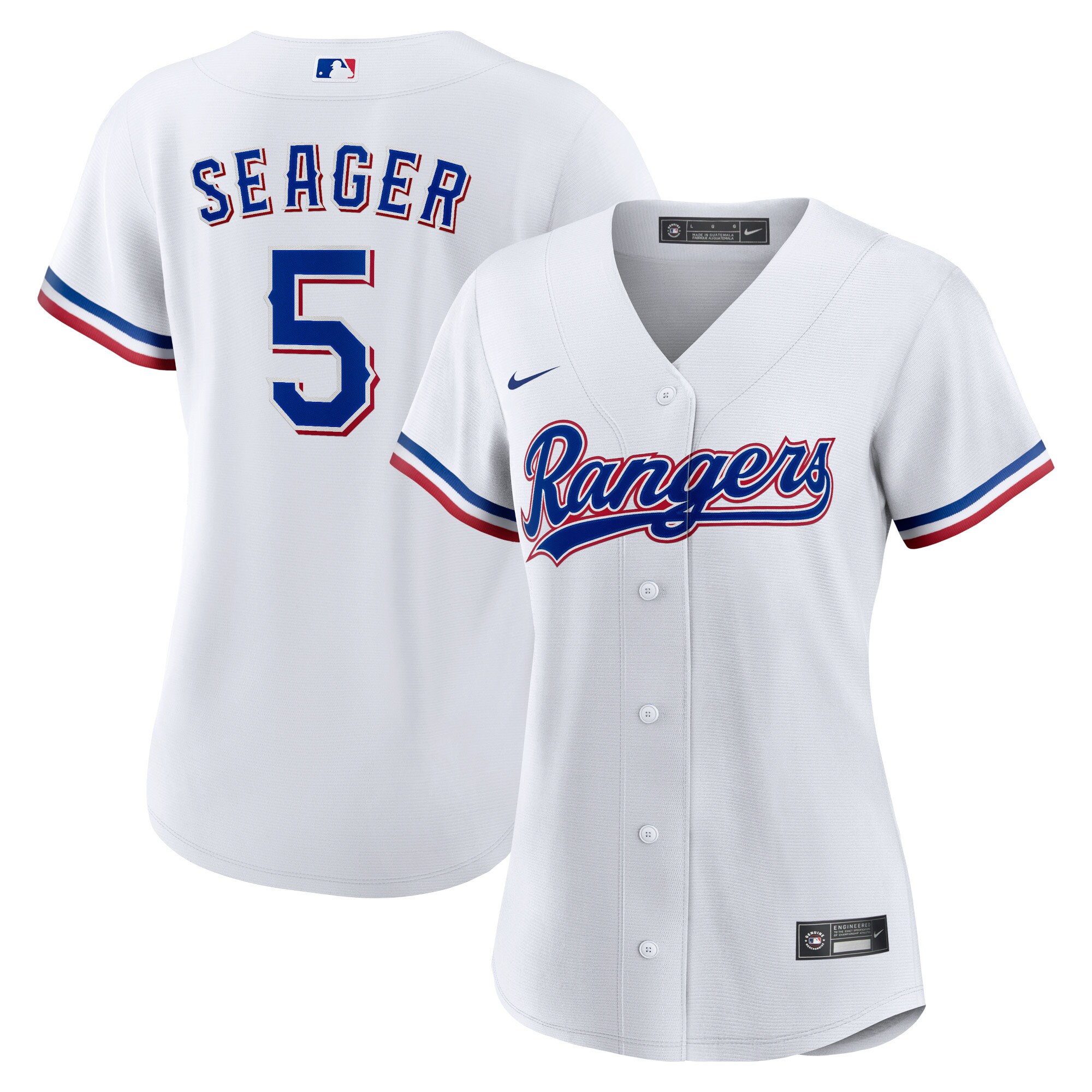 Women's Texas Rangers Corey Seager White Home Player Jersey