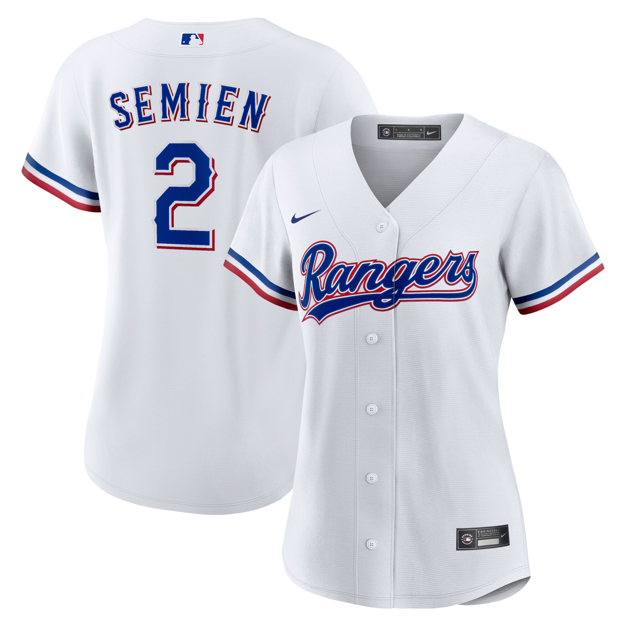 Women's Texas Rangers Marcus Semien White Home Player Jersey