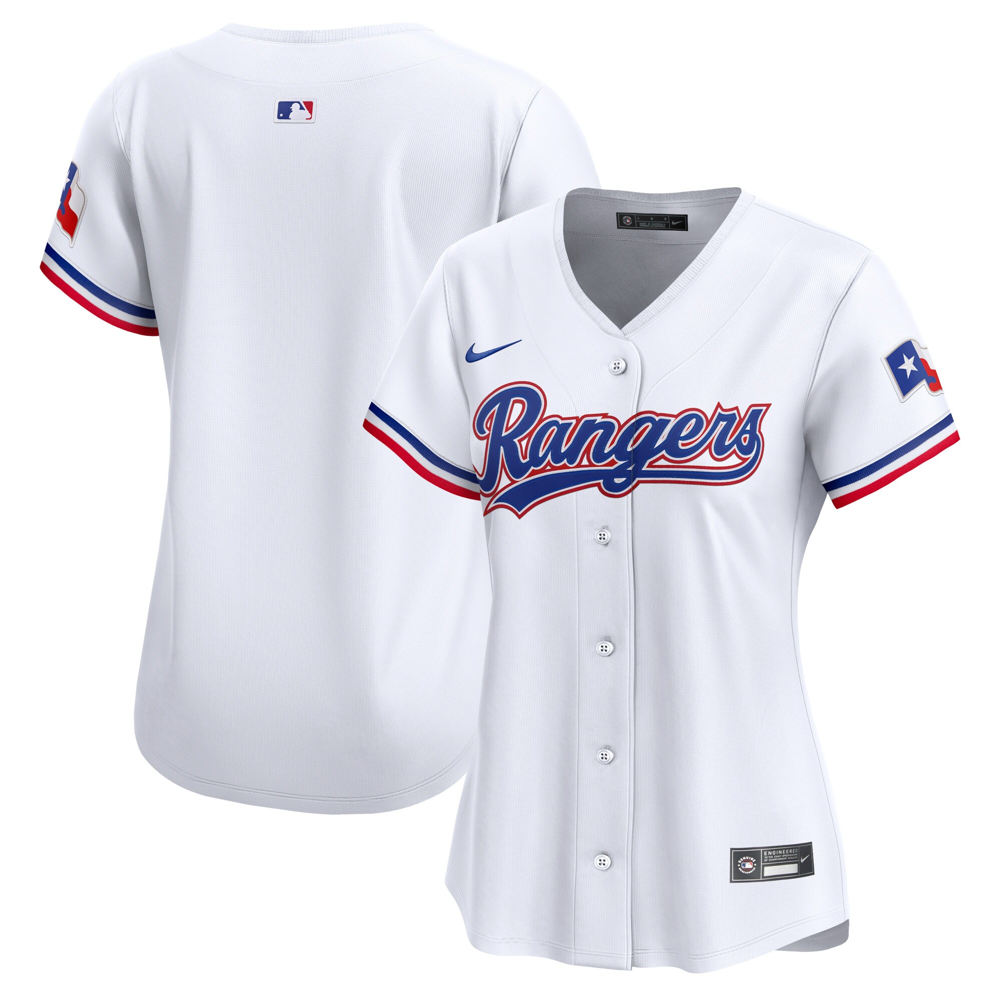 Women's Texas Rangers White Home Limited Jersey