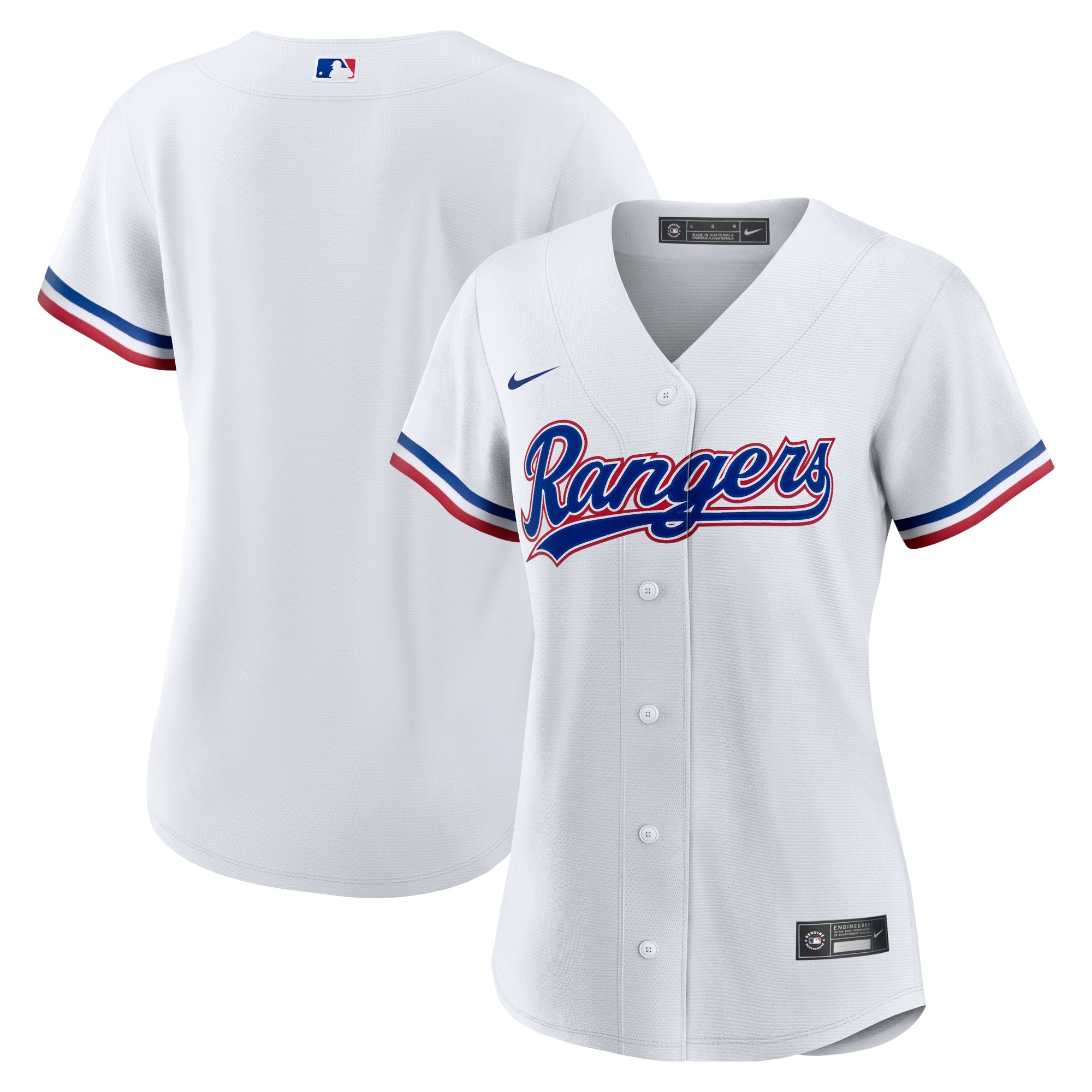 Women's Texas Rangers White Home Team Jersey