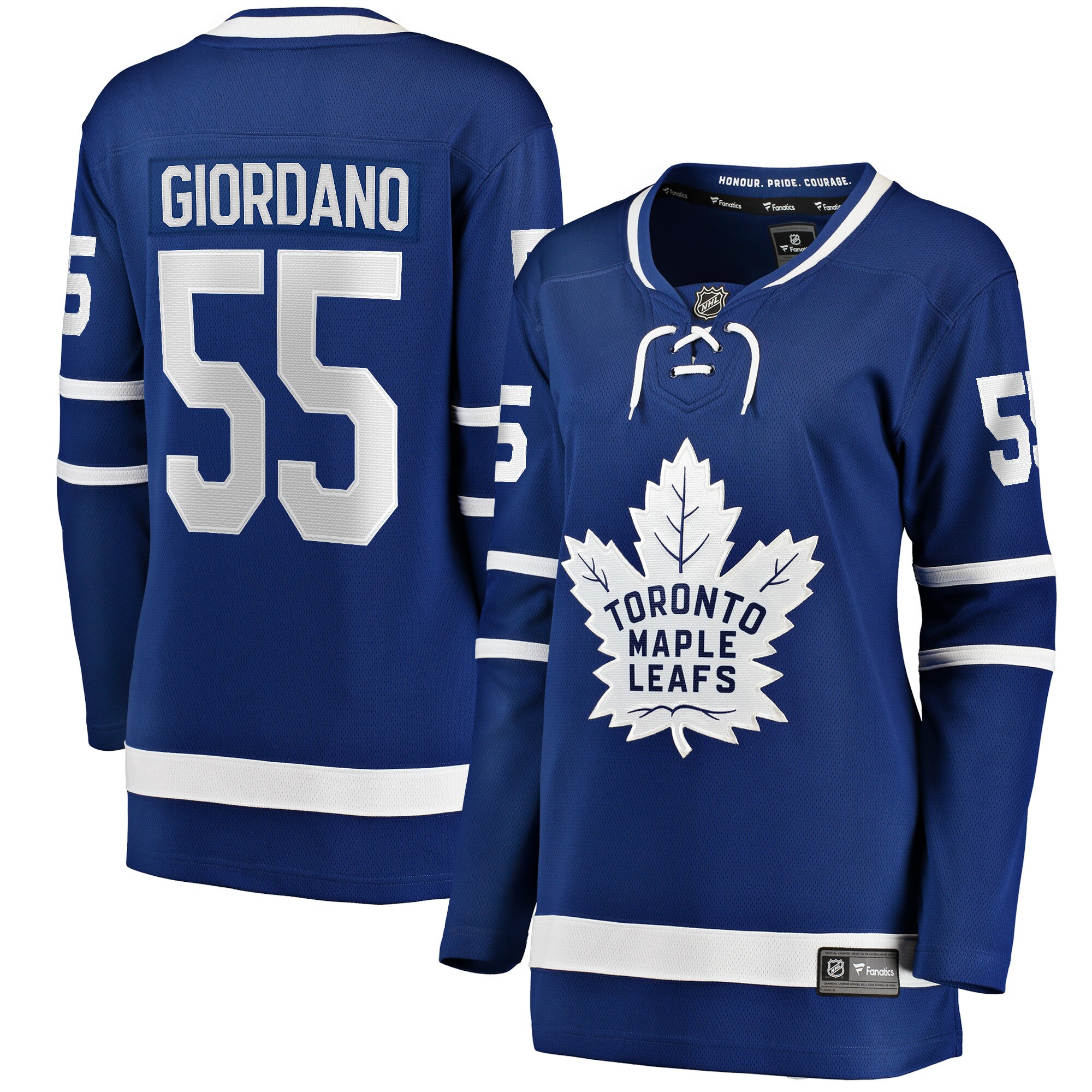 Women's Toronto Maple Leafs Mark Giordano Blue Home Breakaway Player Jersey