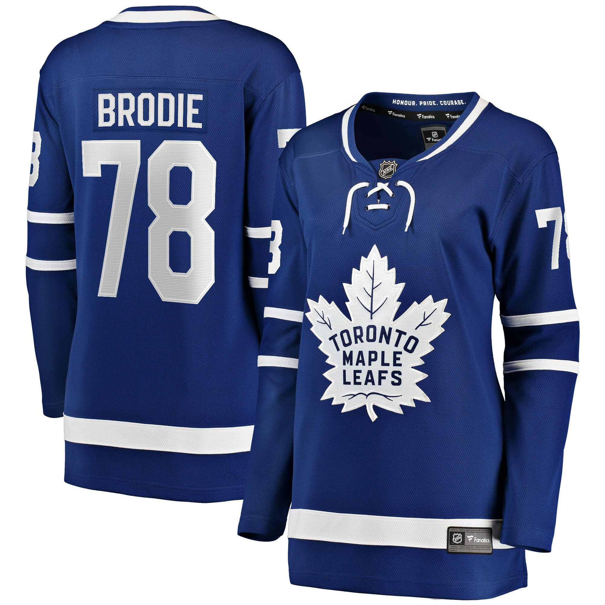 Women's Toronto Maple Leafs Tj Brodie Blue Breakaway Player Jersey