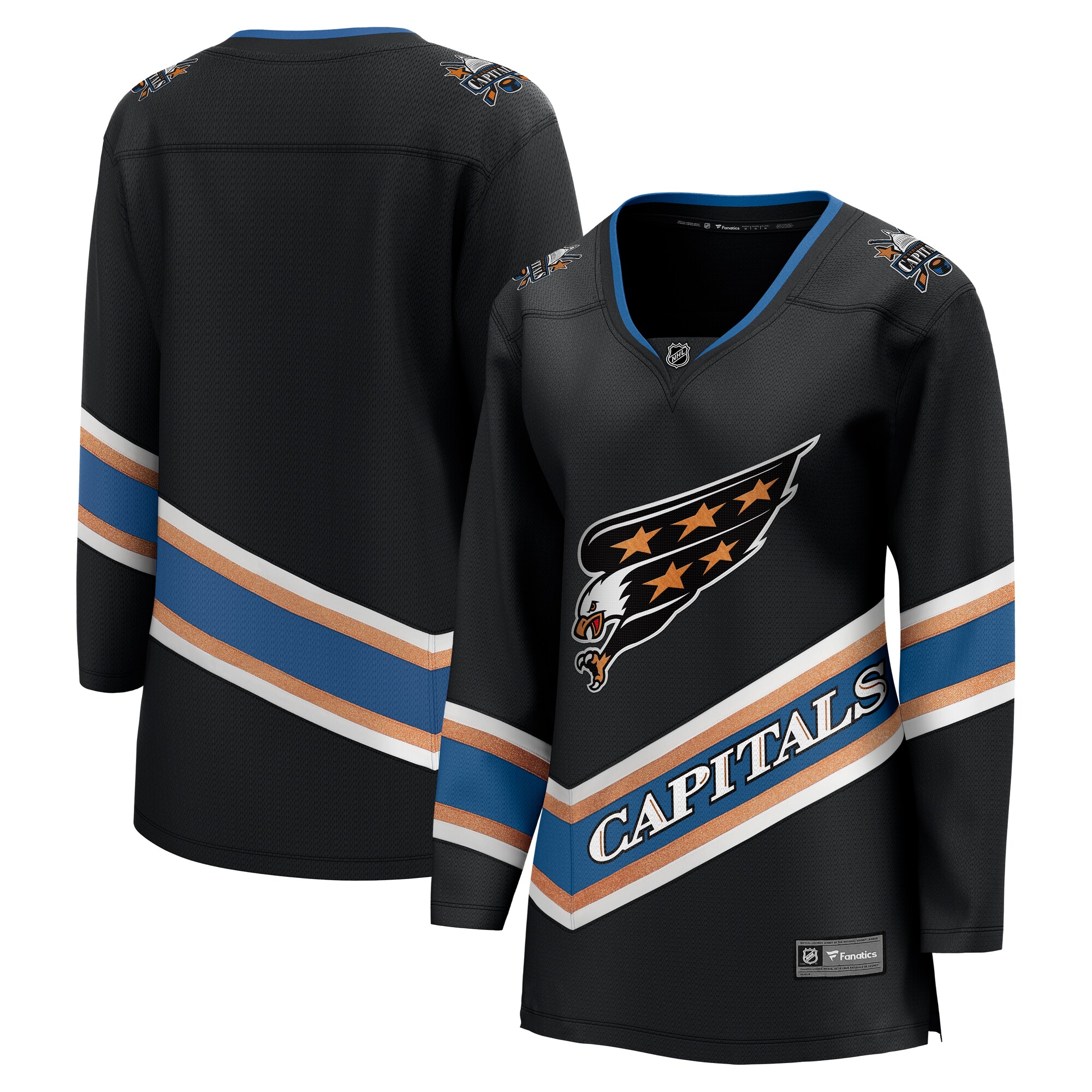 Women's Washington Capitals Black Alternate 50th Anniversary Breakaway Jersey