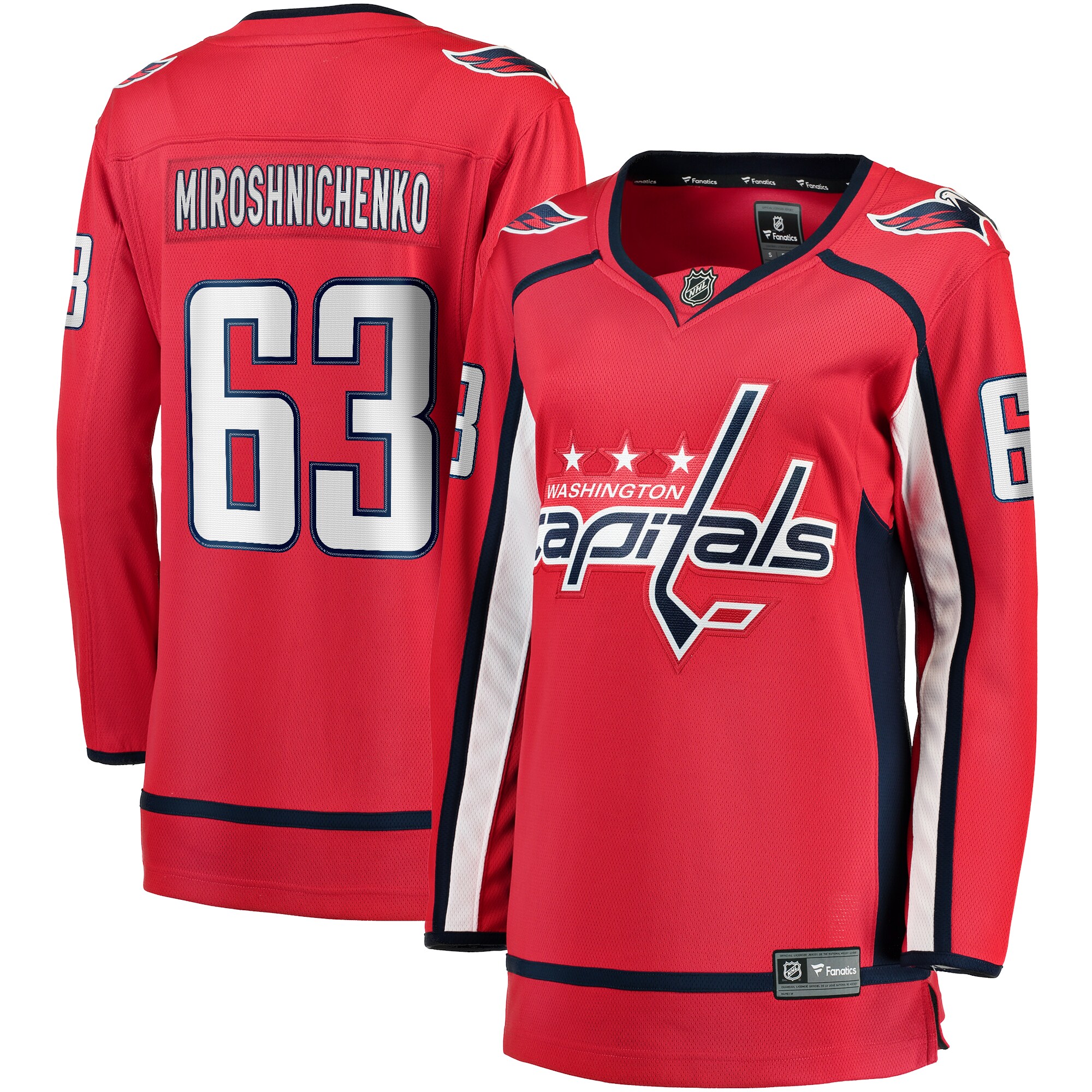 Women's Washington Capitals Ivan Miroshnichenko Red Home Premier Breakaway Player Jersey