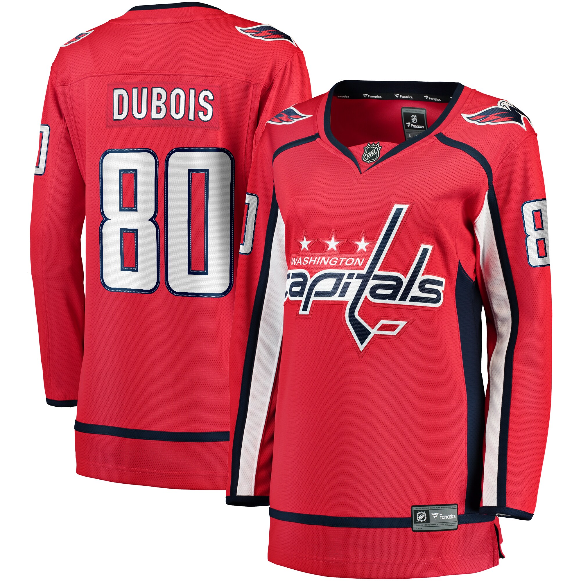 Women's Washington Capitals Pierre-luc Dubois Red Home Premier Breakaway Player Jersey