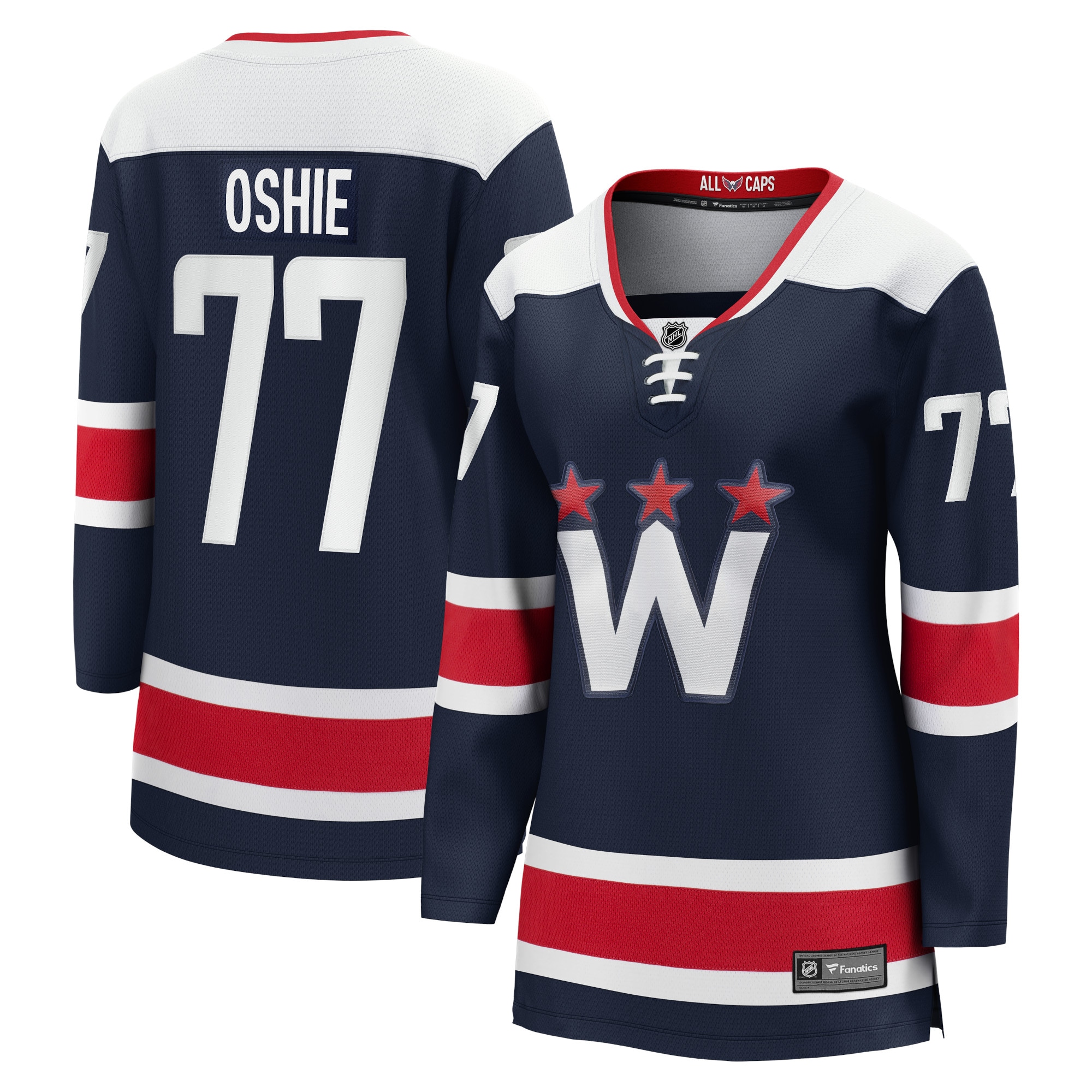 Women's Washington Capitals Tj Oshie Navy Alternate Premier Breakaway Player Jersey