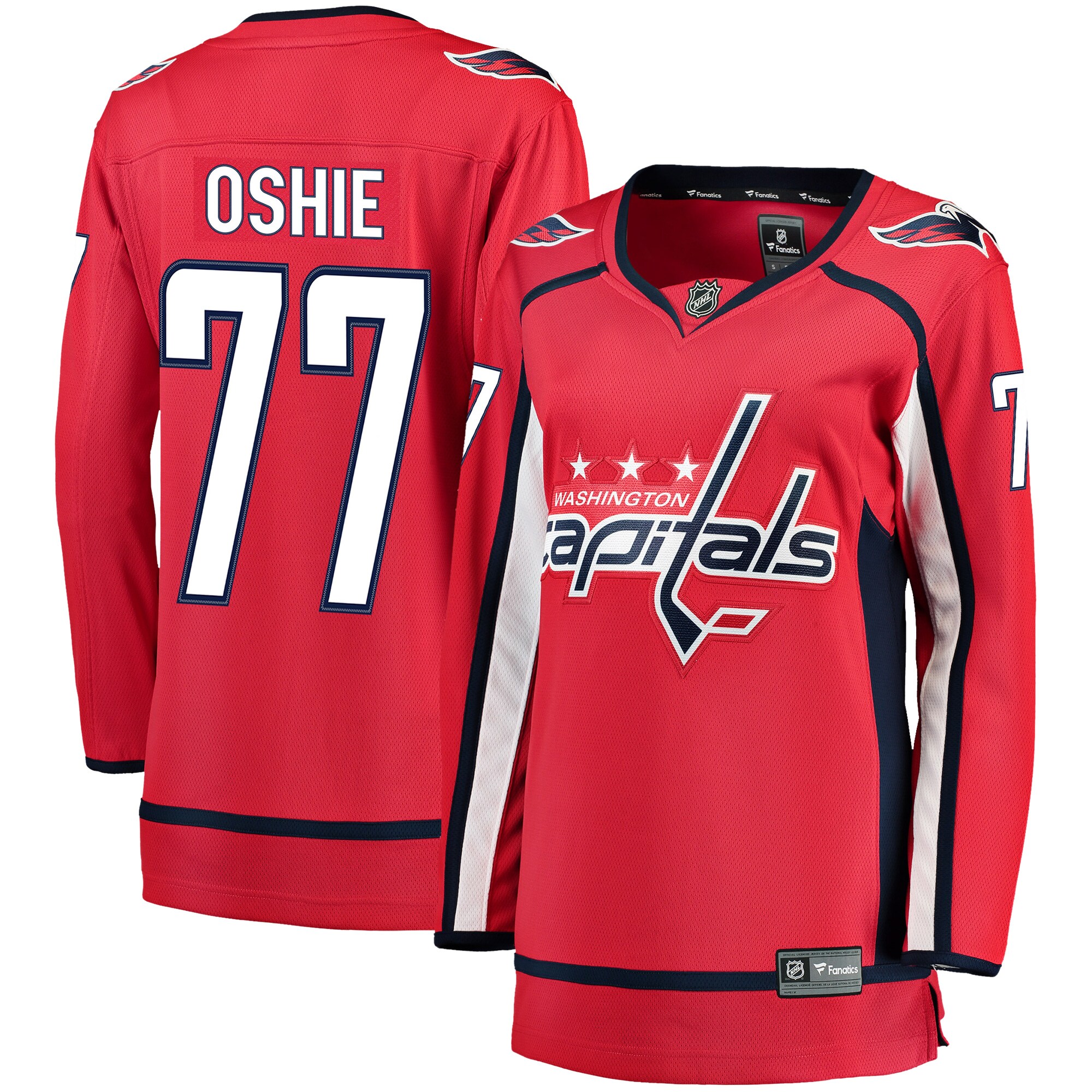 Women's Washington Capitals Tj Oshie Red Breakaway Player Jersey