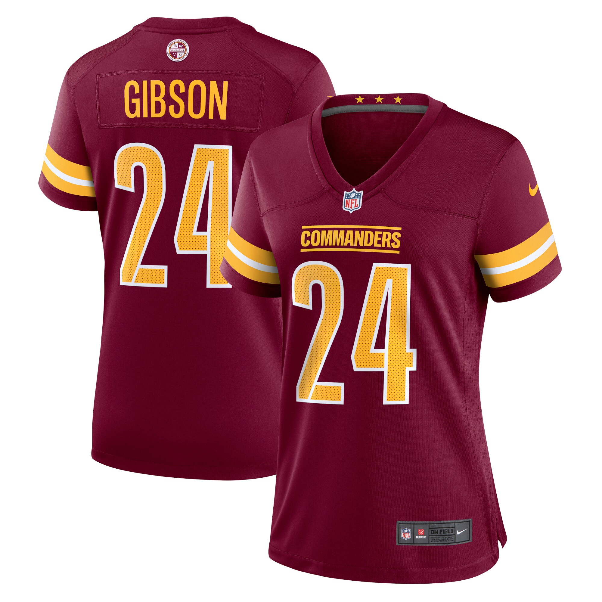 Women's Washington Commanders Antonio Gibson Burgundy Game Jersey Js3638