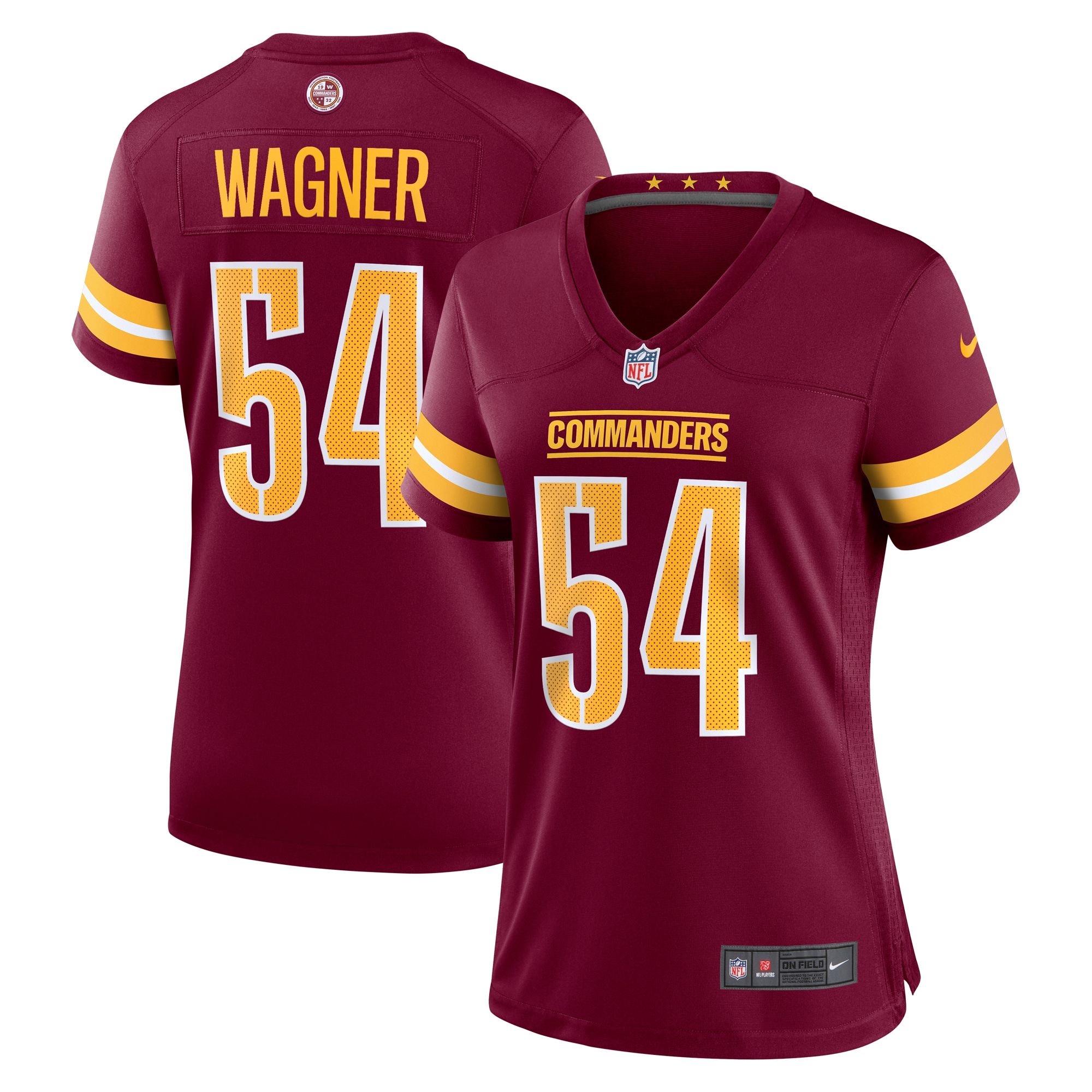 Women's Washington Commanders Bobby Wagner Burgundy Game Player Jersey Js3099