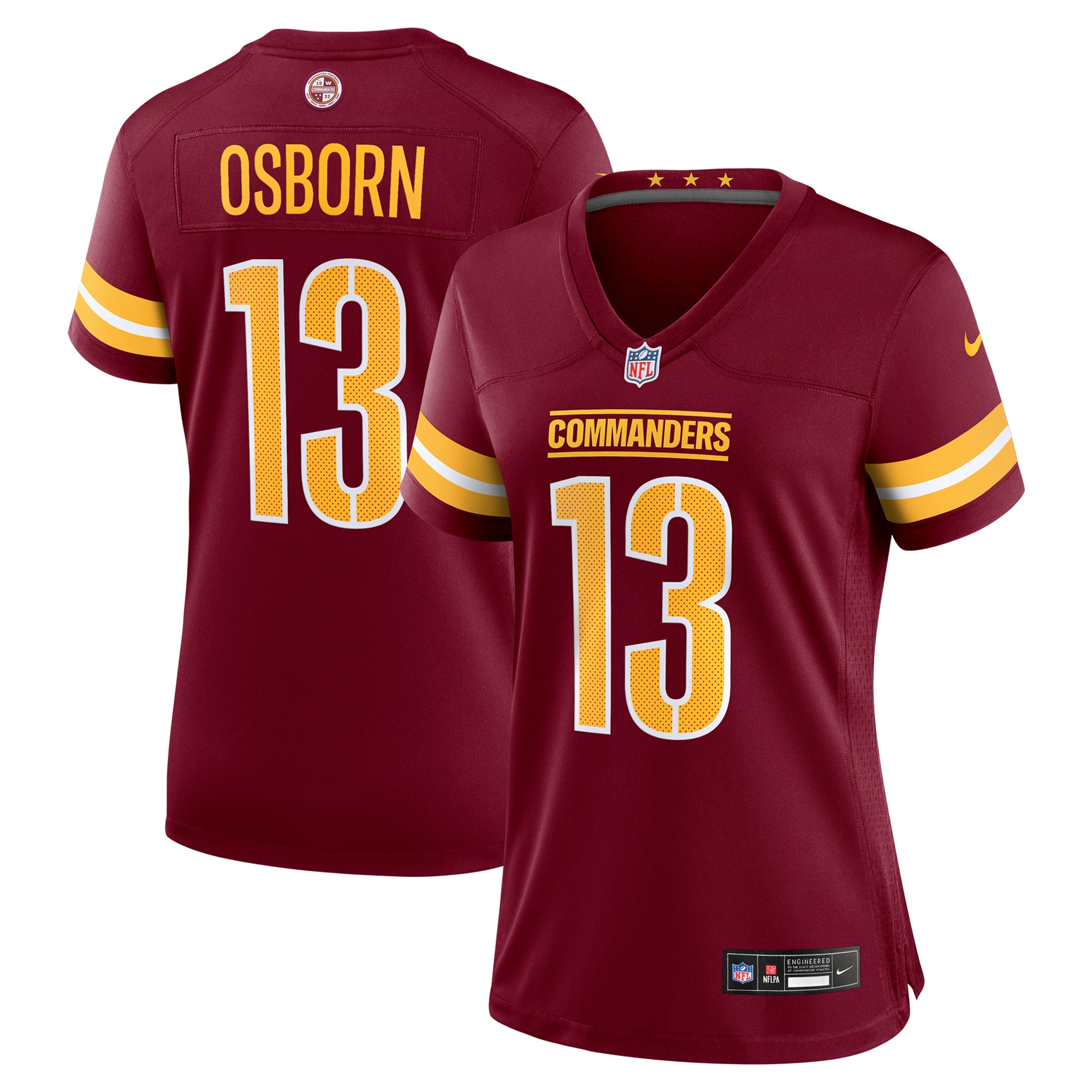 Women's Washington Commanders K.j. Osborn Burgundy Team Game Jersey Js8695