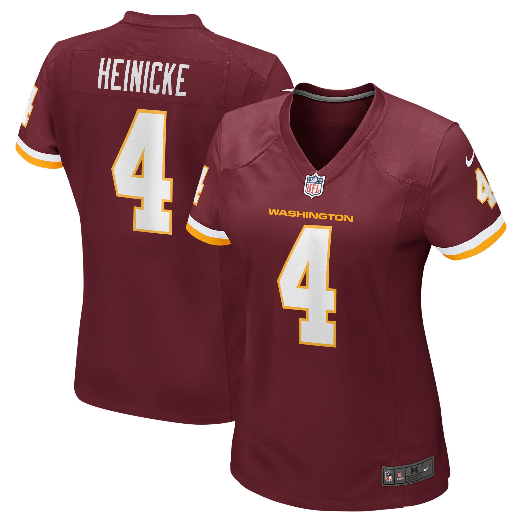 Women's Washington Football Team Taylor Heinicke Burgundy Game Jersey Js8246