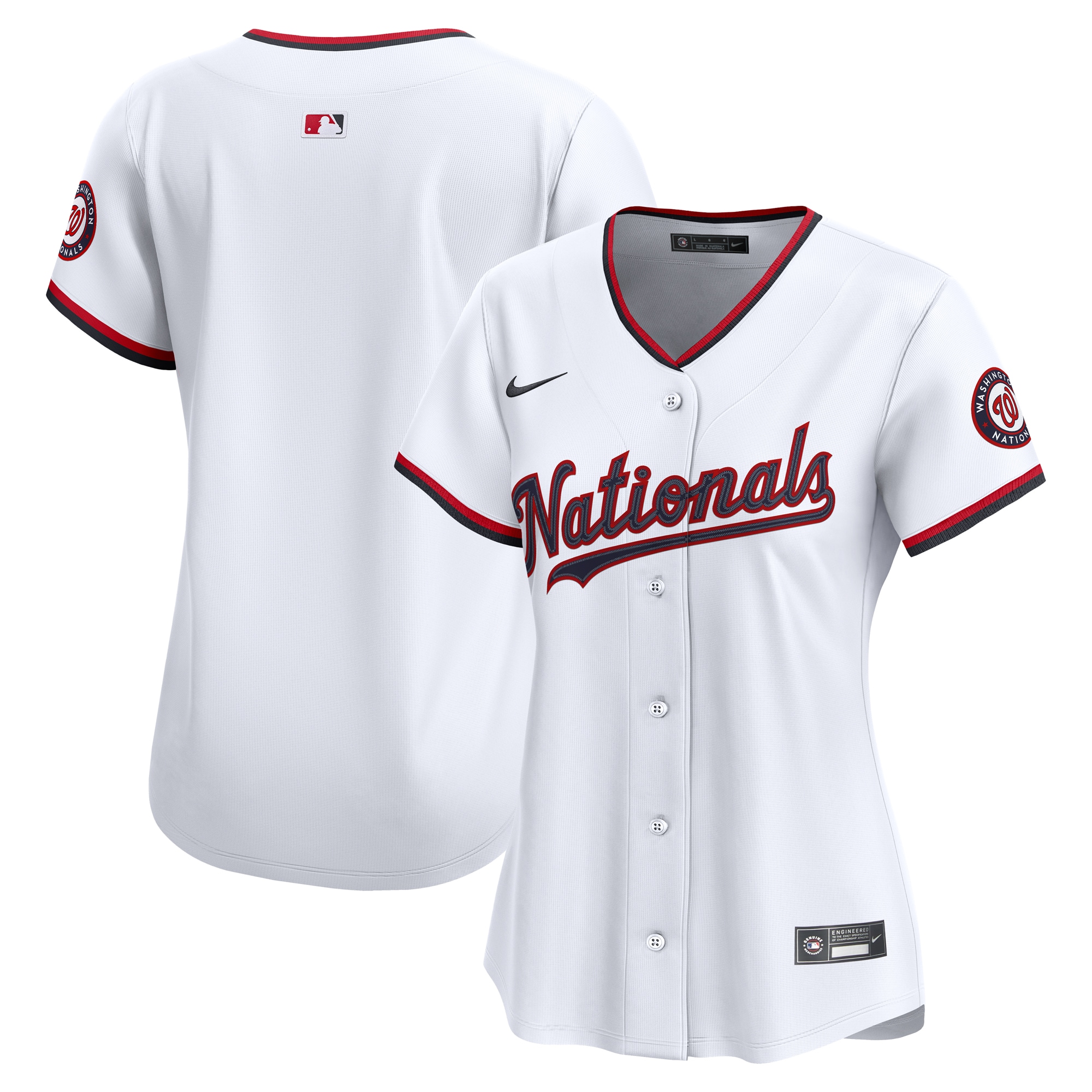 Women's Washington Nationals White Home Limited Jersey