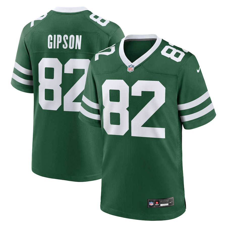 Xavier Gipson 82 New York Jets Team Game Men Jersey - Legacy Green Js8670