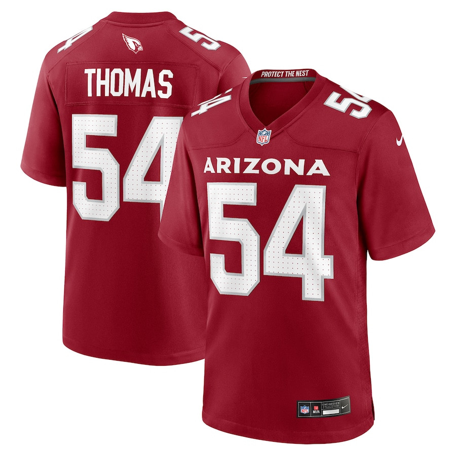 Xavier Thomas 54 Arizona Cardinals Team Game Men Jersey - Cardinal Js9728