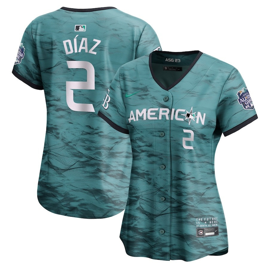 Yandy D?az 2 American League Women's 2023 All-star Game Limited Jersey - Teal