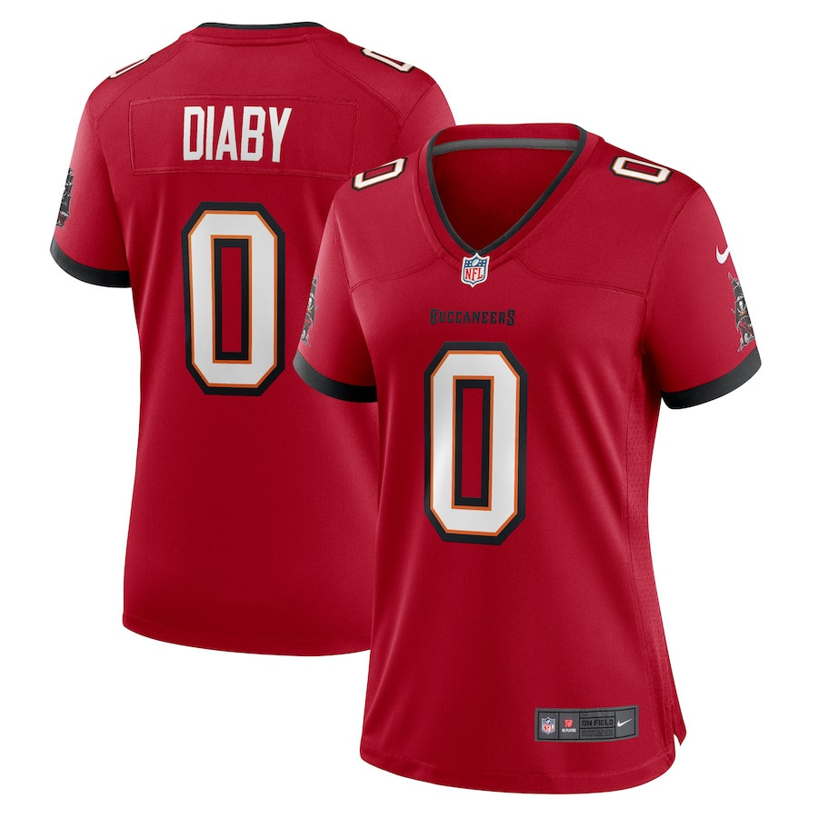 Yaya Diaby 0 Tampa Bay Buccaneers Women Game Jersey - Red Js2689