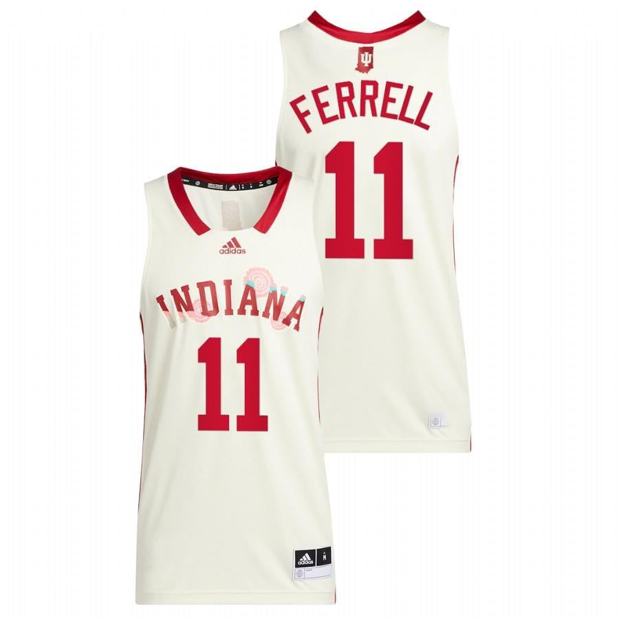 Yogi Ferrell 11 White Indiana Hoosiers Basketball Honoring Black Excellence Jersey