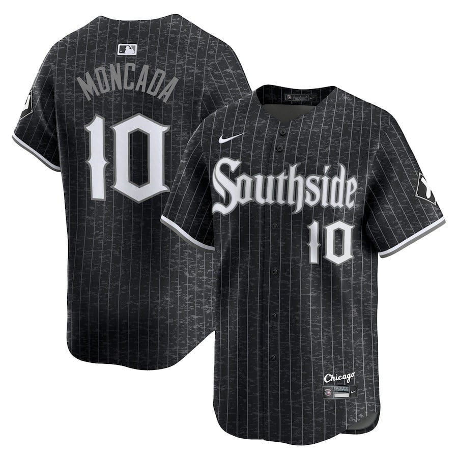 Yo?n Moncada 10 Chicago White Sox City Connect Limited Player Men Jersey - Black