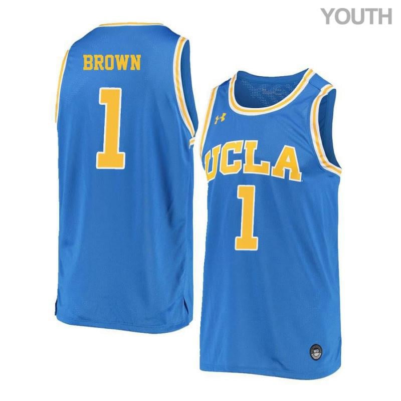 Youth 1 Moses Brown Blue Retro Elite Ucla Bruins Basketball Jersey