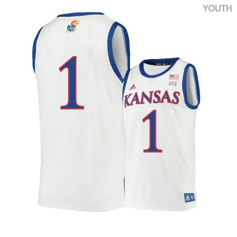 Youth 1 Wayne Selden Beige Kansas Jayhawks Basketball Jersey