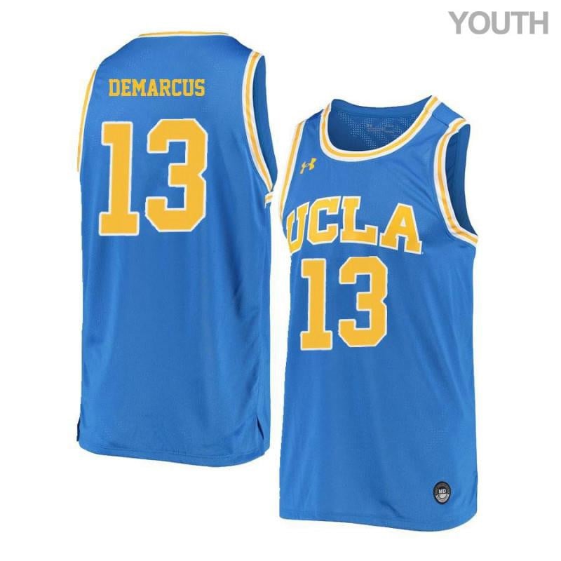 Youth 13 Matt Demarcus Blue Retro Elite Ucla Bruins Basketball Jersey