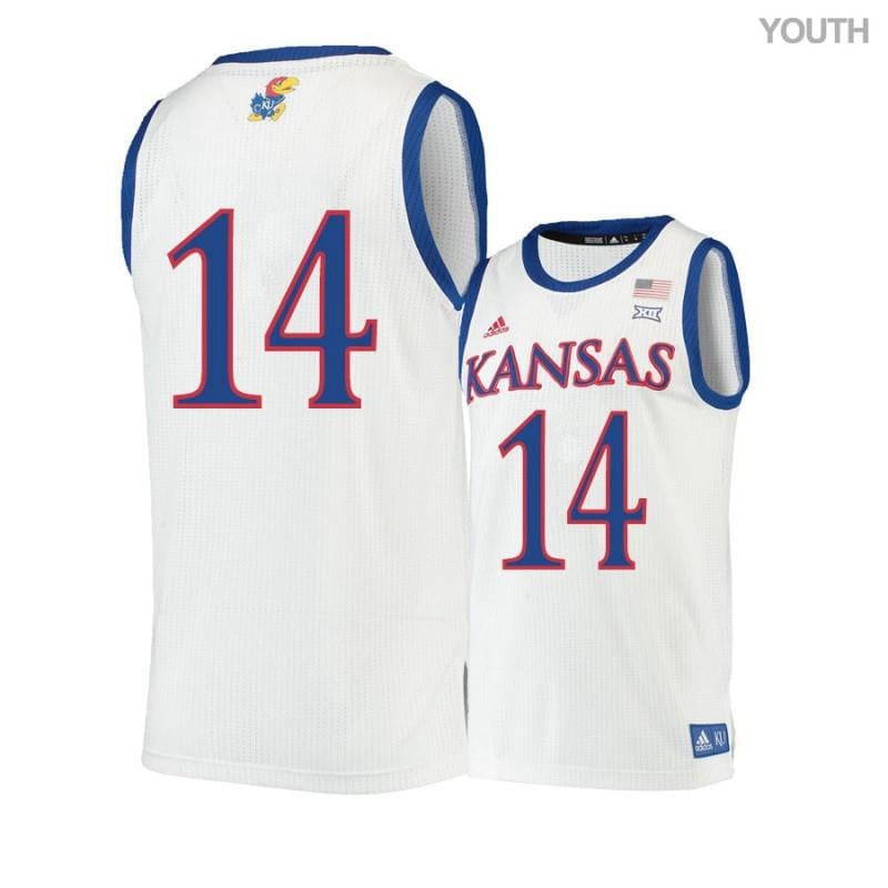 Youth 14 Malik Newman Beige Kansas Jayhawks Basketball Jersey