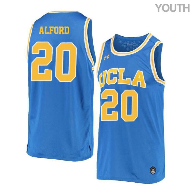 Youth 20 Bryce Alford Blue Retro Elite Ucla Bruins Basketball Jersey