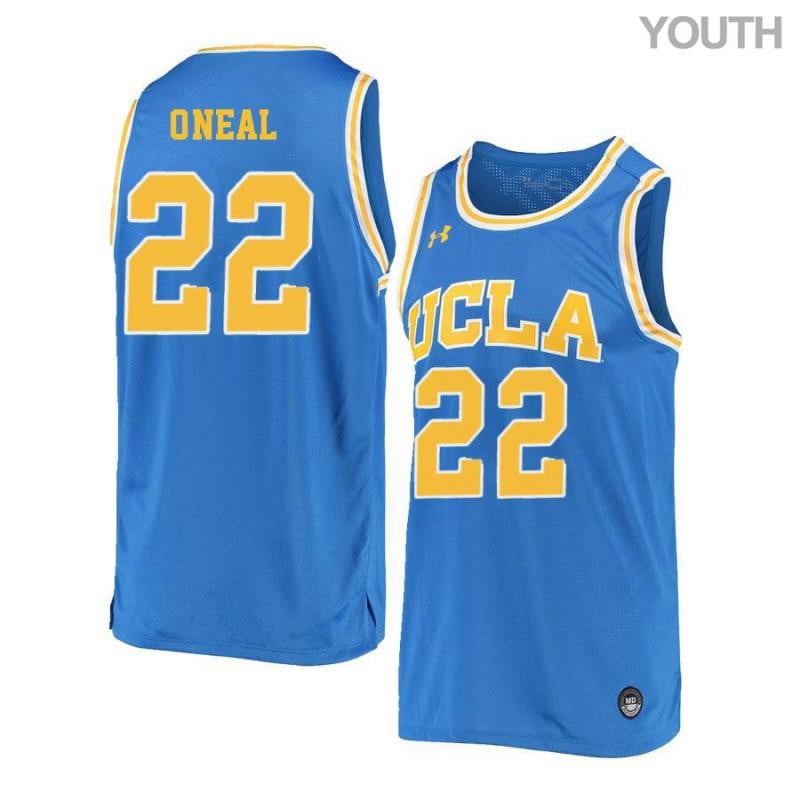 Youth 22 Shareef Oneal Blue Retro Elite Ucla Bruins Basketball Jersey