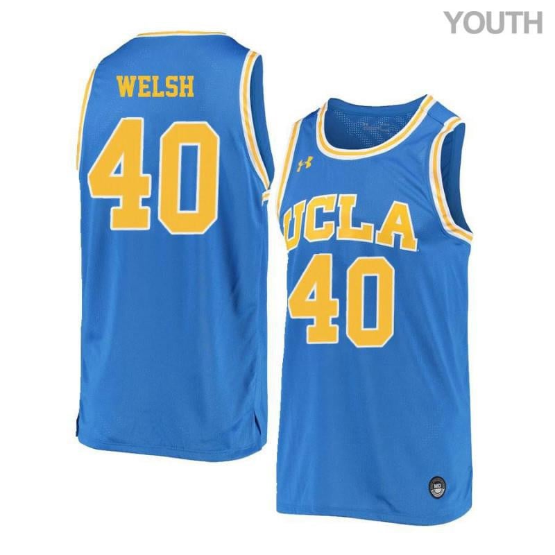 Youth 40 Thomas Welsh Blue Retro Elite Ucla Bruins Basketball Jersey