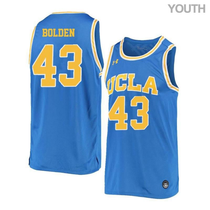 Youth 43 Jonah Bolden Blue Retro Elite Ucla Bruins Basketball Jersey