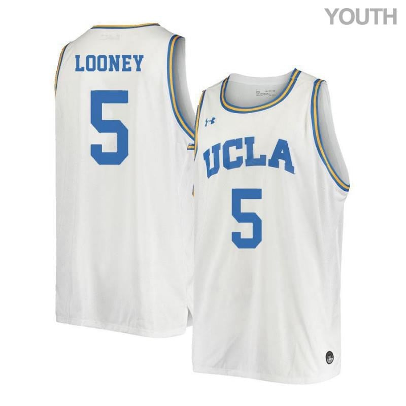 Youth 5 Kevon Looney White Retro Elite Ucla Bruins Basketball Jersey