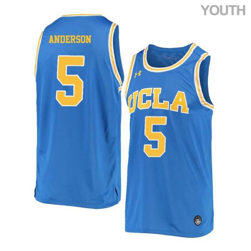 Youth 5 Kyle Anderson Blue Retro Elite Ucla Bruins Basketball Jersey
