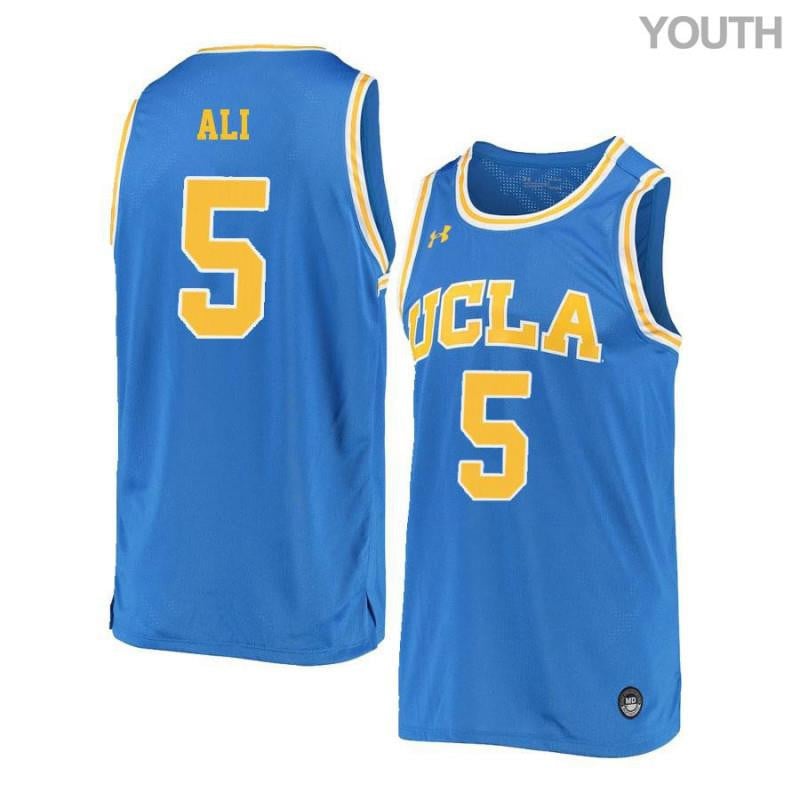 Youth 5 Prince Ali Blue Retro Elite Ucla Bruins Basketball Jersey
