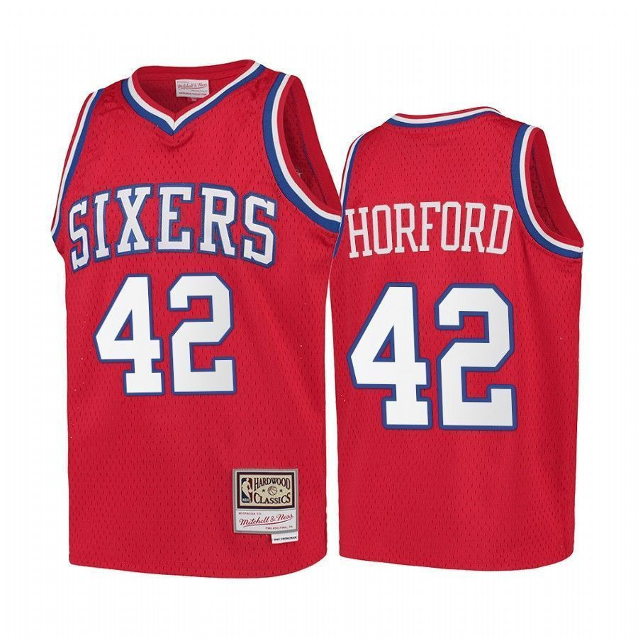 Youth Al Horford Philadelphia 76ers Hardwood Classics Kids Jersey - Red