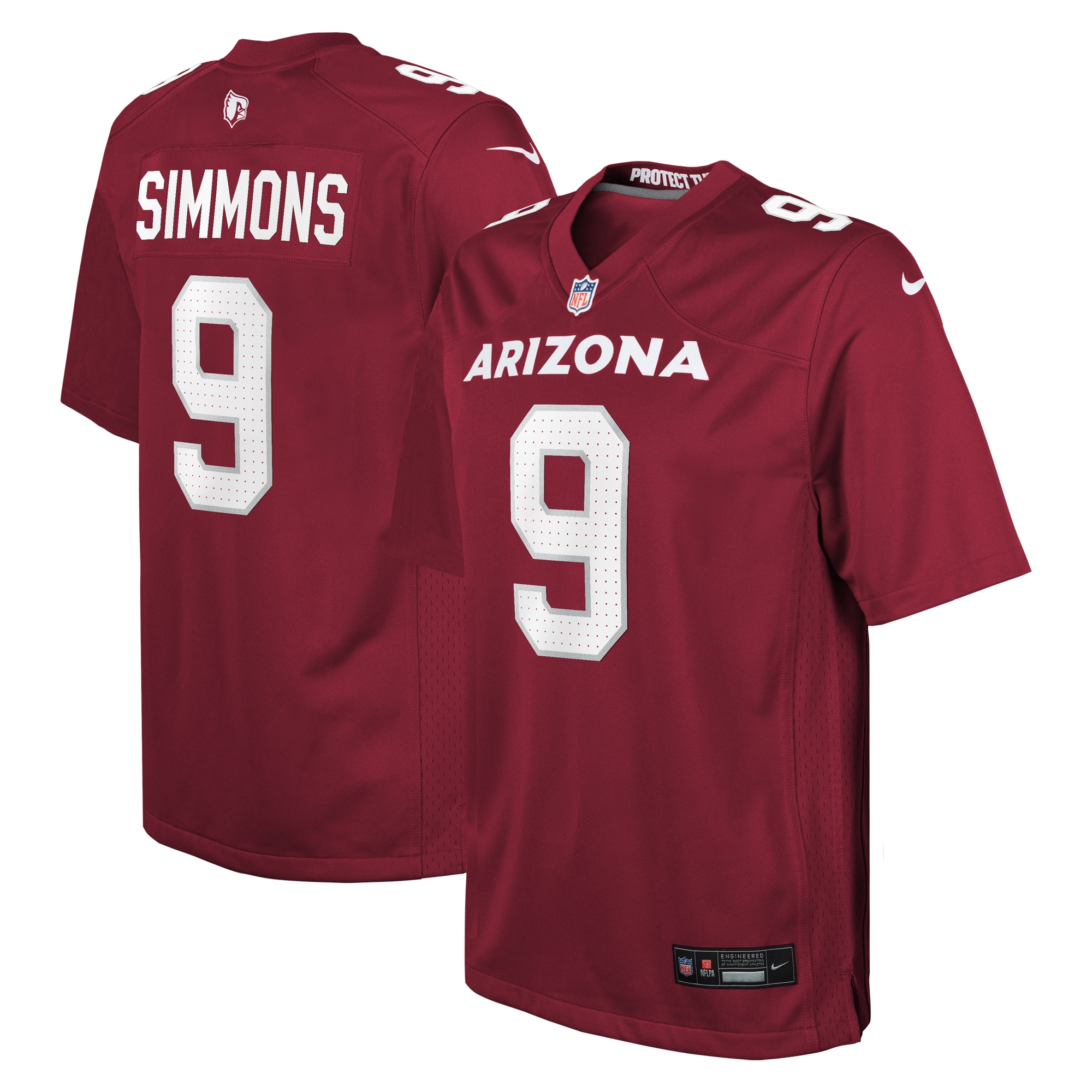 Youth Arizona Cardinals Isaiah Simmons Cardinal Game Jersey Js1231