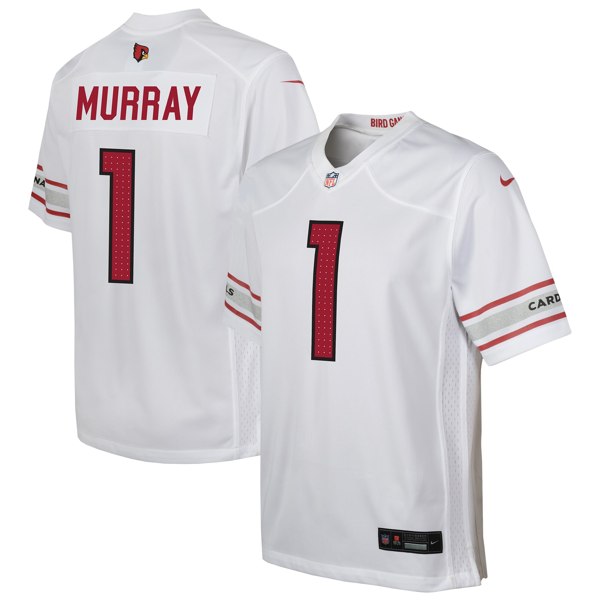 Youth Arizona Cardinals Kyler Murray White Game Jersey Js3161