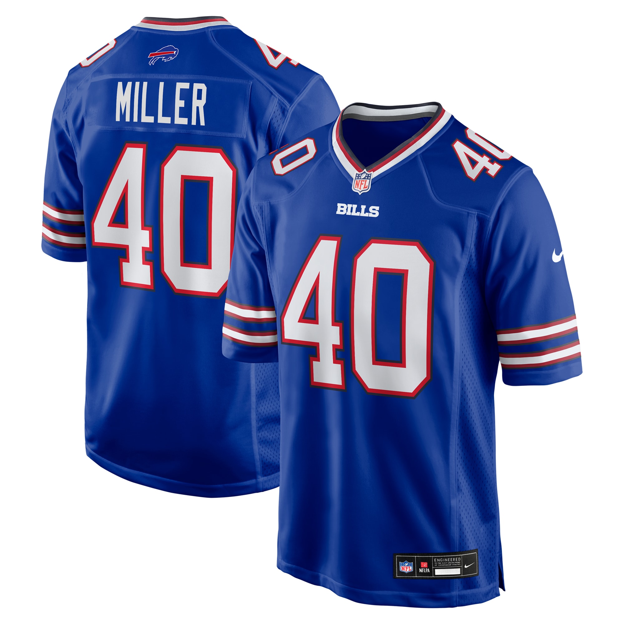Youth Buffalo Bills Von Miller Royal Game Jersey Js2555