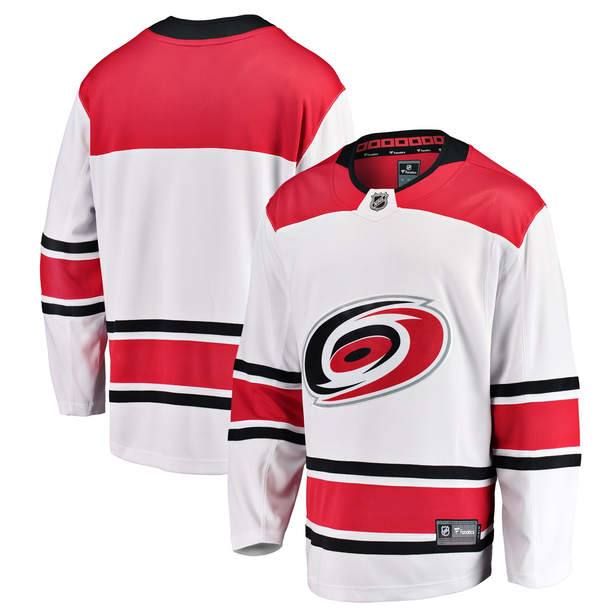 Youth Carolina Hurricanes White Away Breakaway Jersey