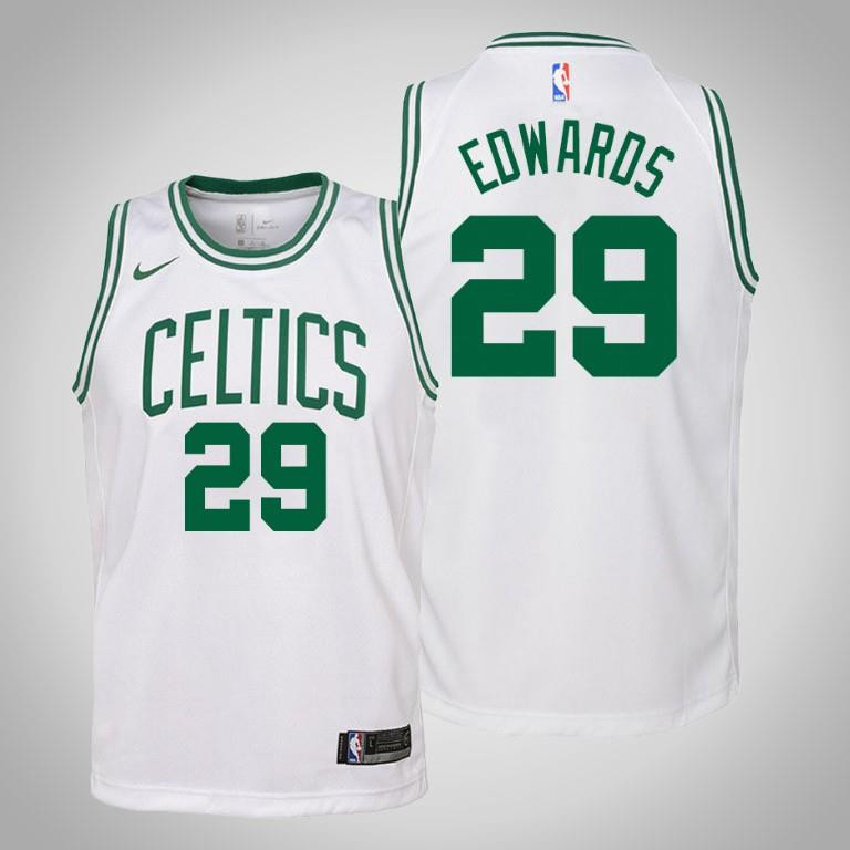 Youth Carsen Edwards Boston Celtics 29 Association White Jersey