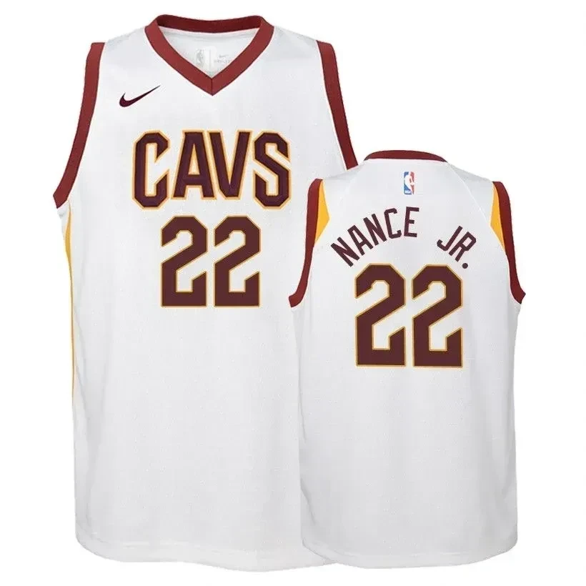 Youth Cavaliers Larry Nance Jr. 22 Association White Jersey